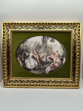 Vintage Andrew Kolb & Son Ltd Style 1164 Ornate Gilt Scroll Frame